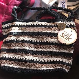 BOHO Hand Crochet The Saks Purse